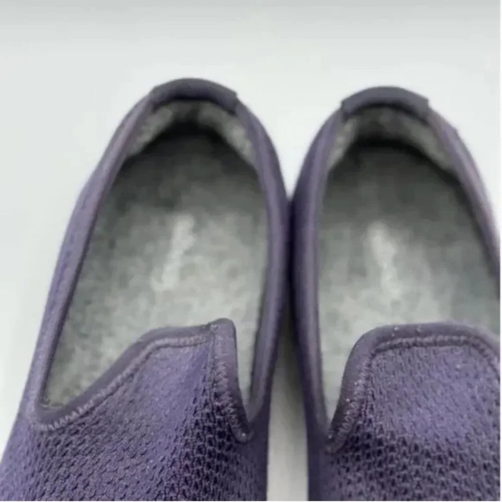 allbird's Women's Tree Loungers Slip On Sneakers/Loafers Wool Purple Size 10